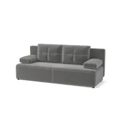 Schlafsofa Munich in Flachgewebe Grau