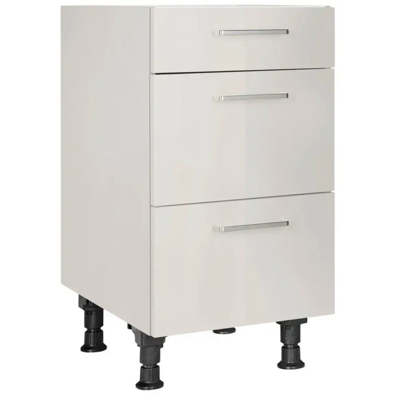 Schubkastenunterschrank 45/87/56 cm in Hellgrau