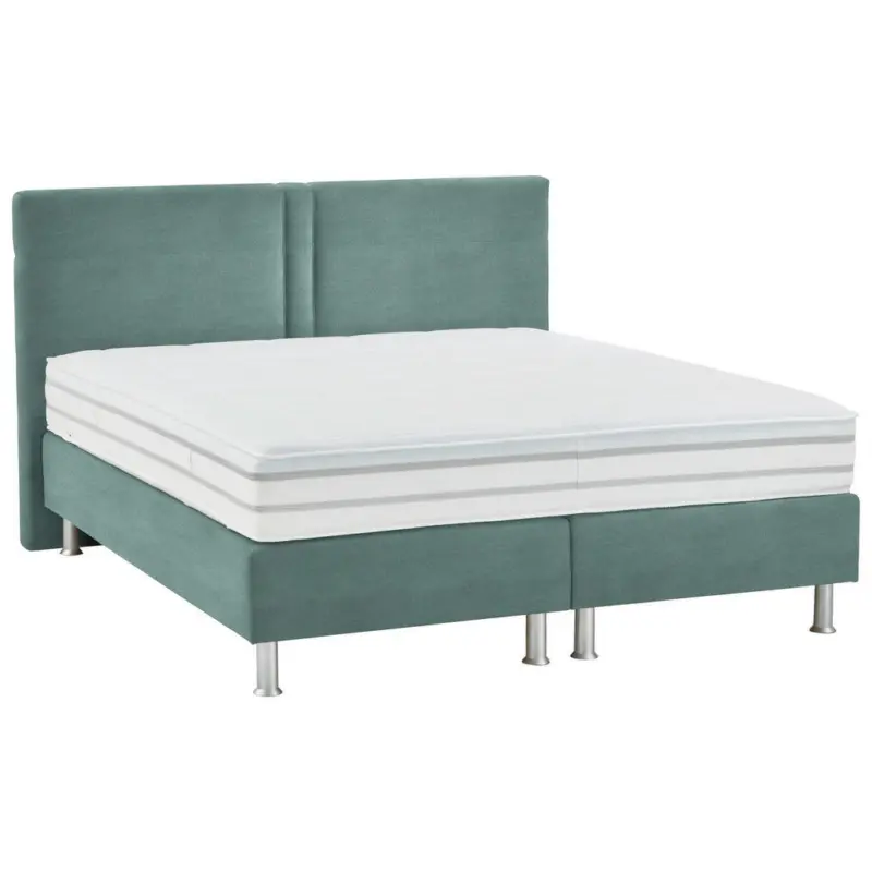 Boxspringbett 160/200 cm in Mintgr&uuml;n
