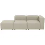 XXXLutz Lauterach - Ihr M&ouml;belhaus bei Bregenz Ottomane Lena in Flachgewebe Creme