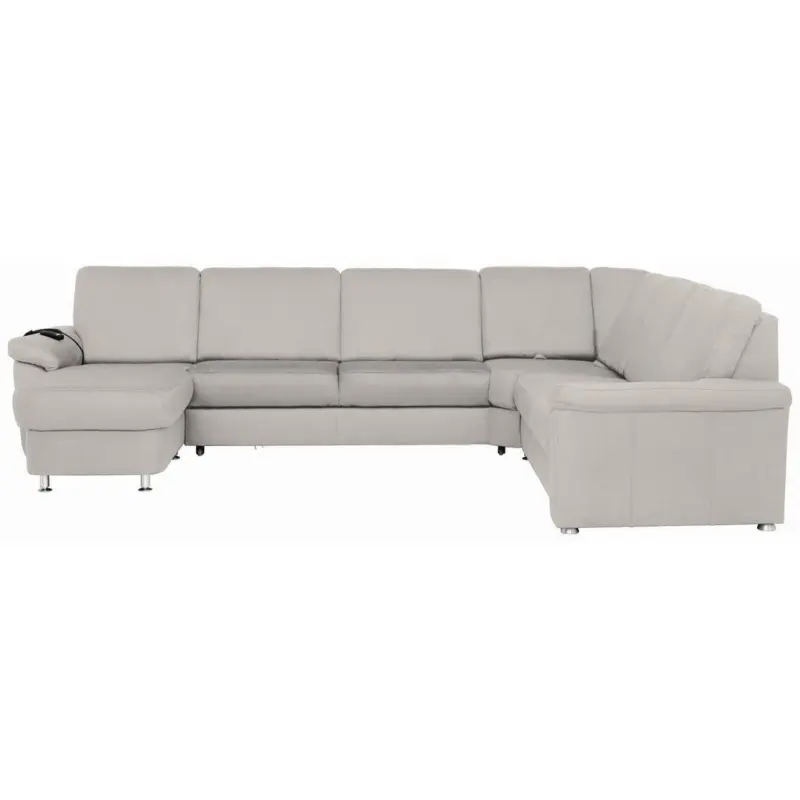 Wohnlandschaft in Flachgewebe Creme