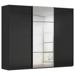 Schwebet&uuml;renschrank in Schwarz