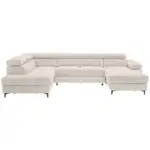 XXXLutz Lauterach - Ihr M&ouml;belhaus bei Bregenz Wohnlandschaft Combo in Flachgewebe Beige