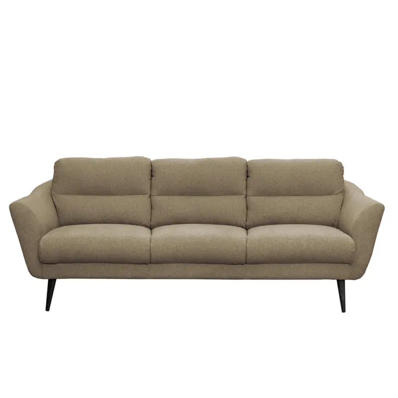 3-Sitzer-Sofa Tromso in Webstoff Braun Skandinavisch, Modern, Landhaus