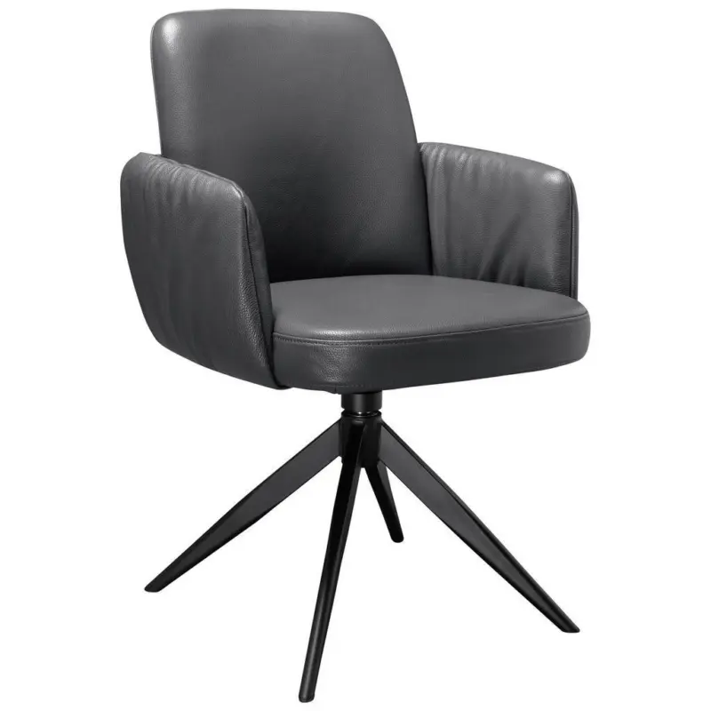 Armlehnstuhl Lederauswahl, Stoffauswahl, Wippfunktion, Sitzfl&auml;che 360&deg; drehbar, inklusive Armlehnen, automatische R&uuml;ckholfunktion Echtleder