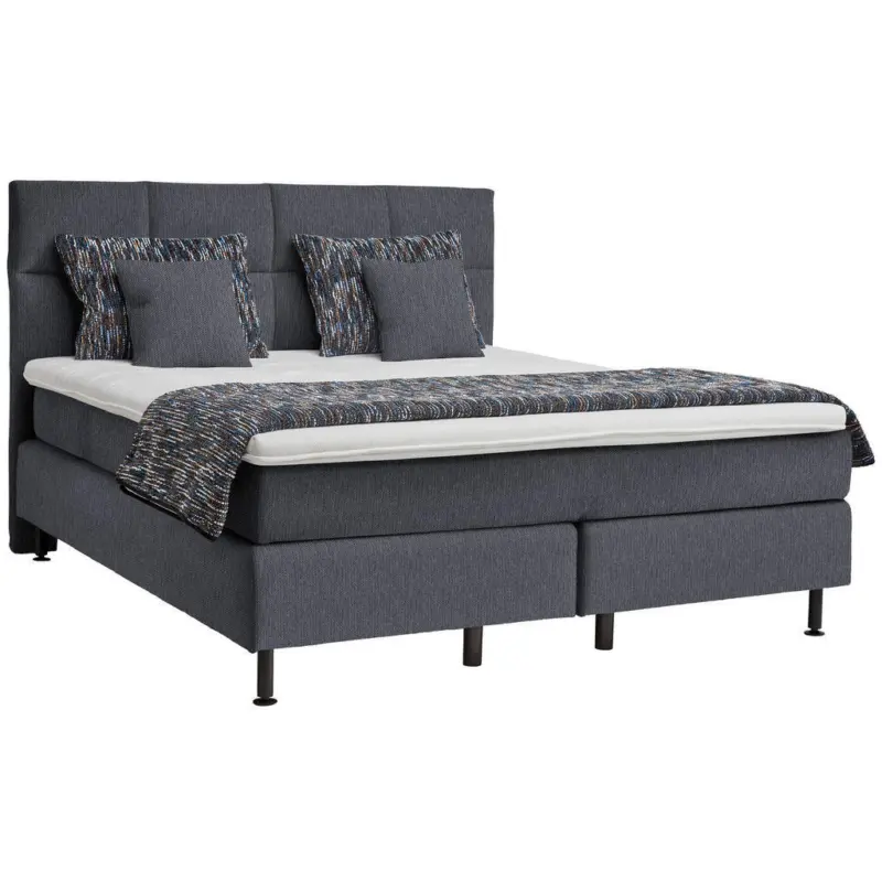 Boxspringbett 180/200 cm in Anthrazit