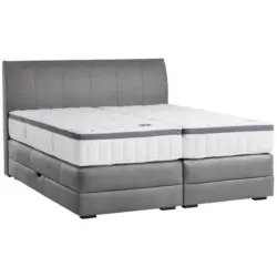 Boxspringbett 160/200 cm in Grau