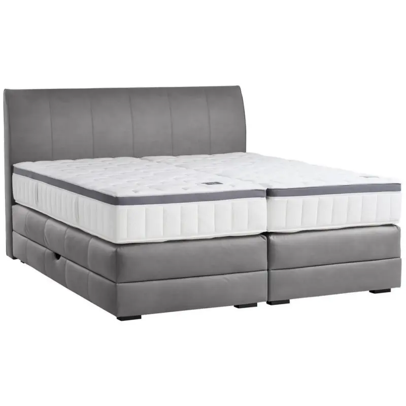 Boxspringbett 160/200 cm in Grau