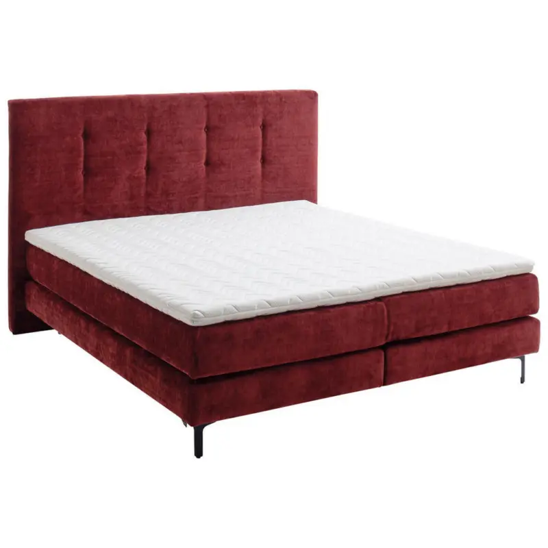Boxspringbett 160/200 cm in Terracotta