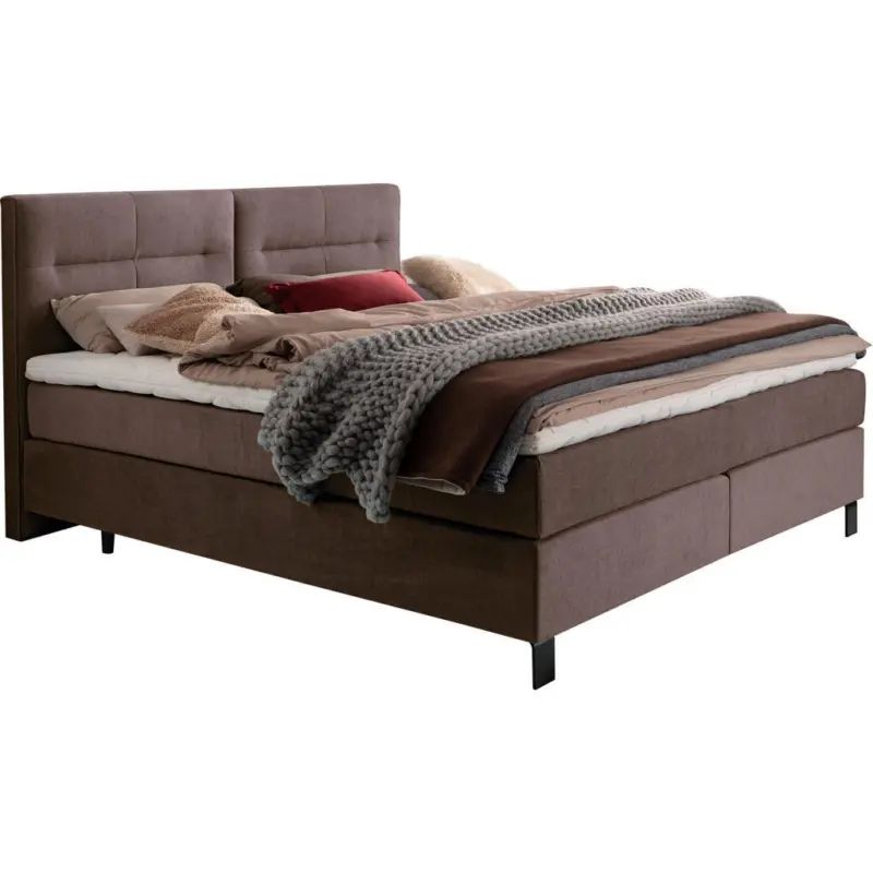Boxspringbett 200/220 cm in Braun