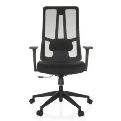 Drehstuhl in Netzbespannung Schwarz