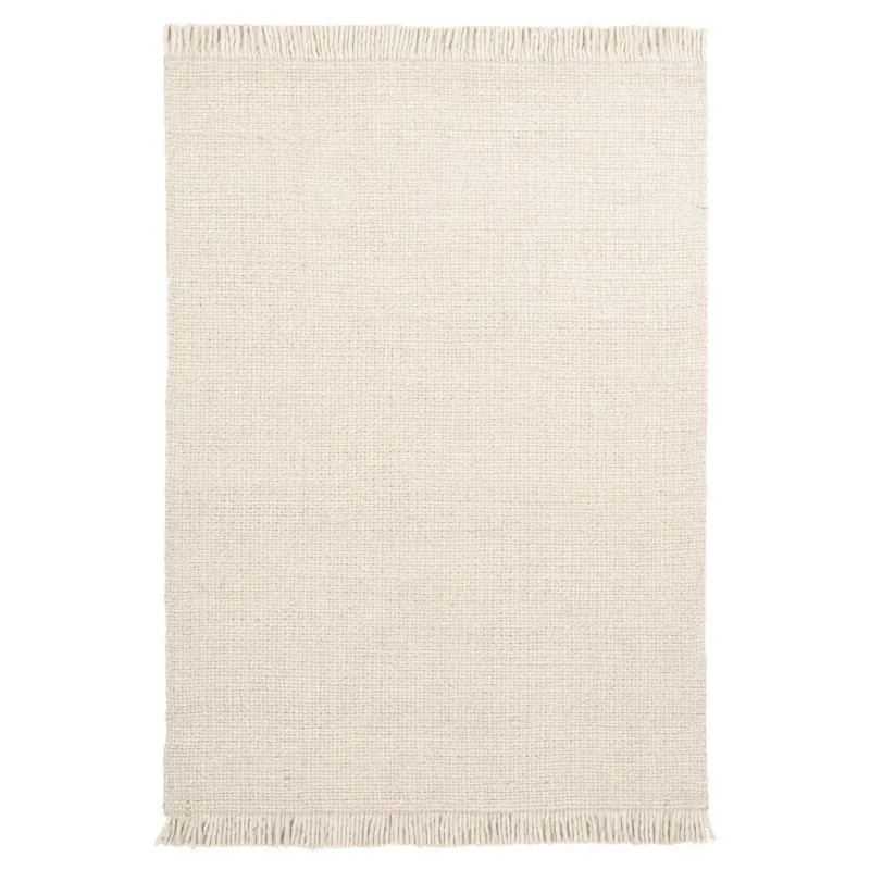 Webteppich 160/230 cm Creme