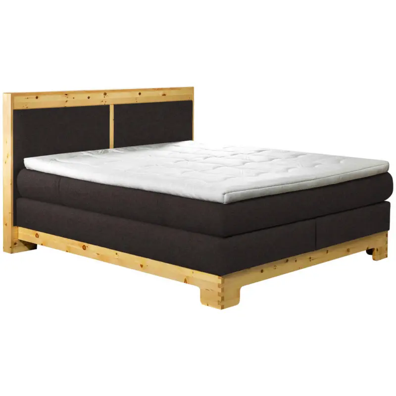 Boxspringbett 160/200 cm in Dunkelbraun