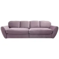 Bigsofa in Flachgewebe Flieder