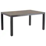 XXXLutz Lauterach - Ihr M&ouml;belhaus bei Bregenz Gartentisch Metall, Kunststoff Anthrazit, Grau rechteckig