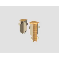 Innenecke Eiche Braun Braun, Eichefarben