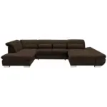 XXXLutz Lauterach - Ihr M&ouml;belhaus bei Bregenz Wohnlandschaft in Mikrofaser Braun