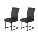 XXXLutz Lauterach - Ihr M&ouml;belhaus bei Bregenz Schwingstuhl-Set 2 St&uuml;ck ergonomische R&uuml;ckenlehne Mikrovelours