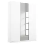 XXXLutz Lauterach - Ihr M&ouml;belhaus bei Bregenz Dreht&uuml;renschrank in Silberfarben, Wei&szlig;