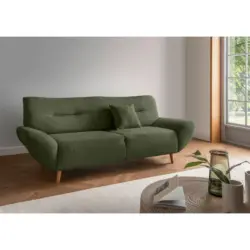 2-Sitzer-Sofa in Boucl&eacute; Waldgr&uuml;n
