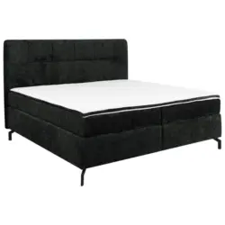 Boxspringbett 160/200 cm in Schwarz