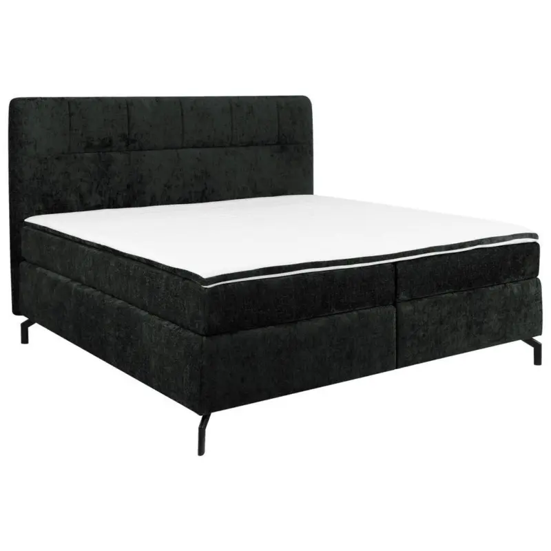 Boxspringbett 160/200 cm in Schwarz