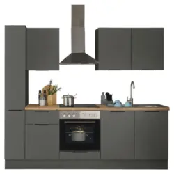 K&uuml;chenblock in Graphitfarben