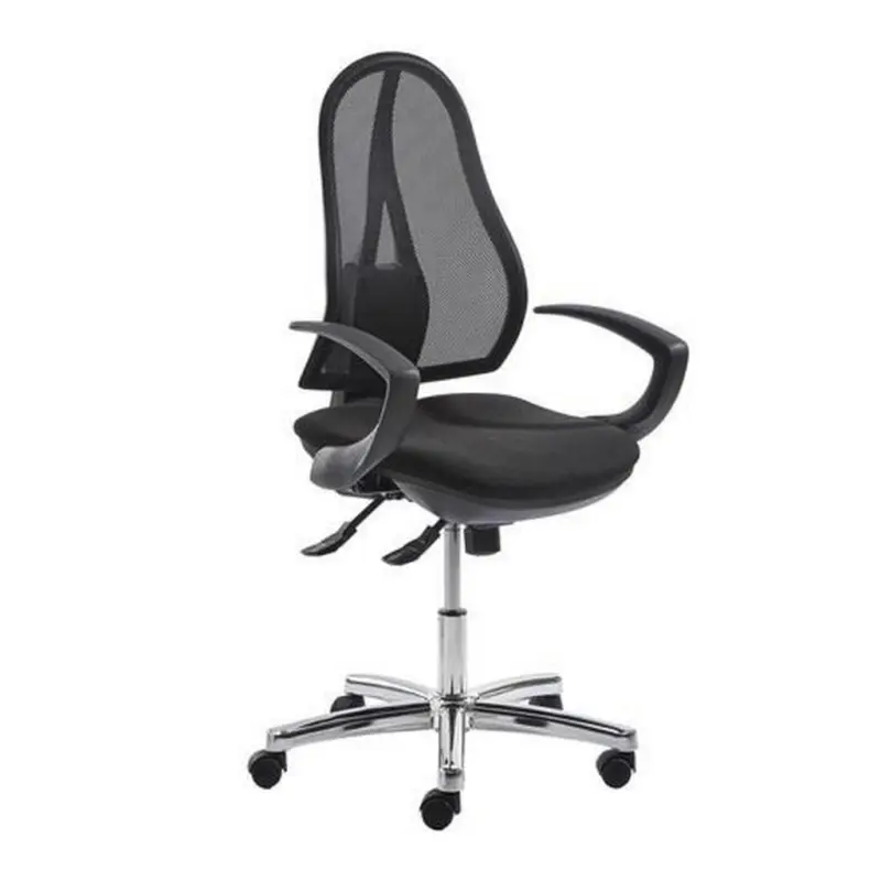 Drehstuhl in Netzbespannung Schwarz