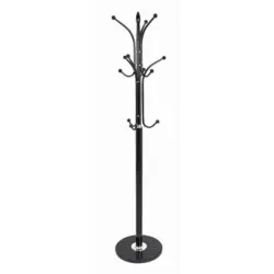 Kleiderst&auml;nder in Schwarz, Chromfarben 40/177/40 cm