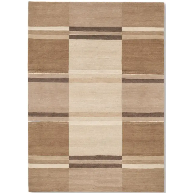 Wollteppich 120/180 cm Naturfarben