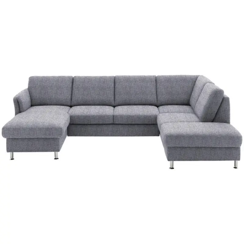 Wohnlandschaft in Flachgewebe Blau