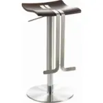 XXXLutz Lauterach - Ihr M&ouml;belhaus bei Bregenz Barhocker in Wengefarben, Edelstahlfarben