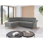 XXXLutz Lauterach - Ihr M&ouml;belhaus bei Bregenz Ecksofa Glendale E in Flachgewebe Grau 193/247 cm