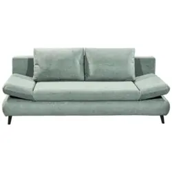 Schlafsofa in Mikrofaser Graublau