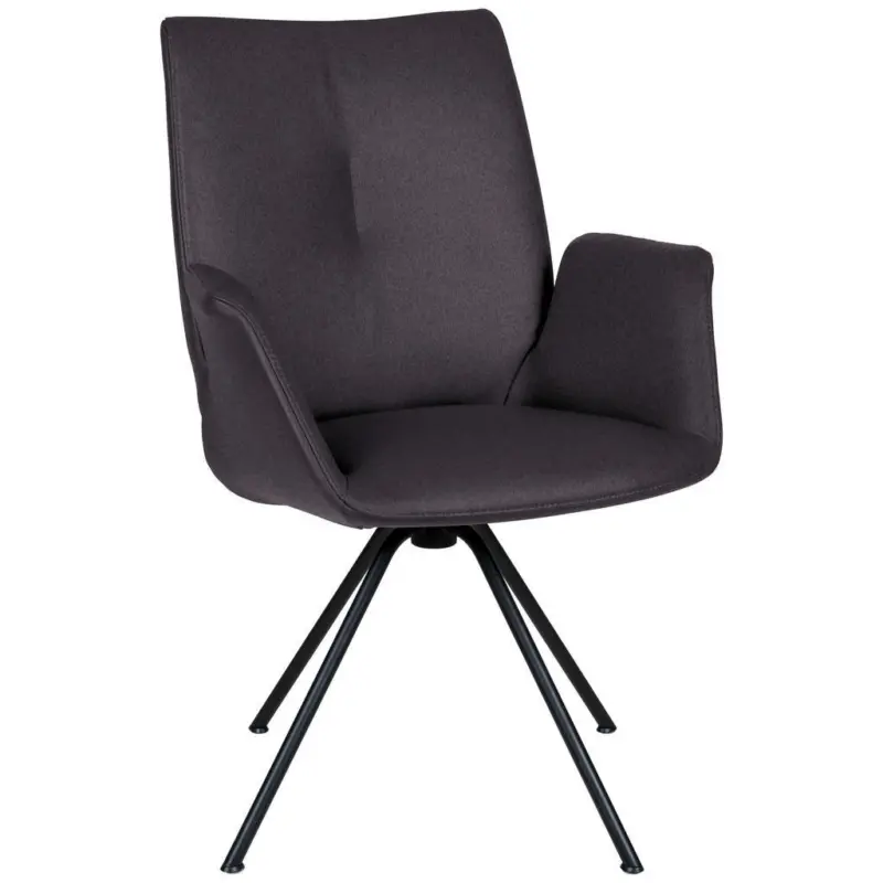 Armlehnstuhl Beinauswahl, Lederauswahl, Sitzfl&auml;che 360&deg; drehbar Echtleder