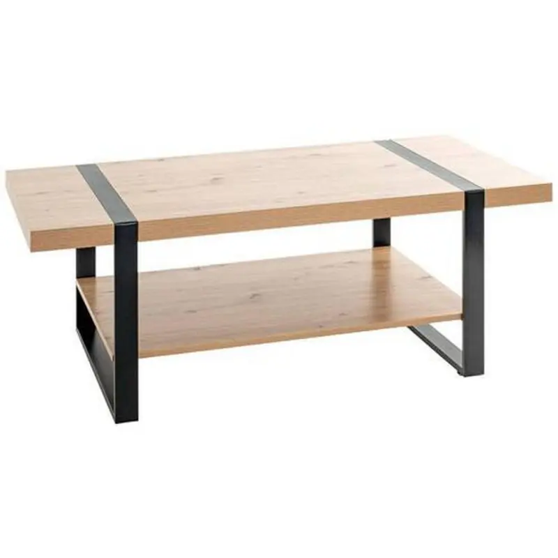 Couchtisch in Metall, Holzwerkstoff 120/60/45 cm