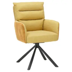 Armlehnstuhl Stoffauswahl, Sitzfl&auml;che 180&deg; drehbar, automatische R&uuml;ckholfunktion Mikrofaser