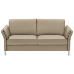 2,5-Sitzer Latina in Echtleder Grau