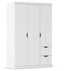 Kleiderschrank in Wei&szlig;