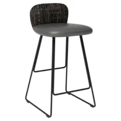 Barhocker in Schwarz, Schlammfarben