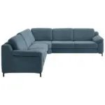 XXXLutz Lauterach - Ihr M&ouml;belhaus bei Bregenz Ecksofa in Chenille Blau 278/278 cm