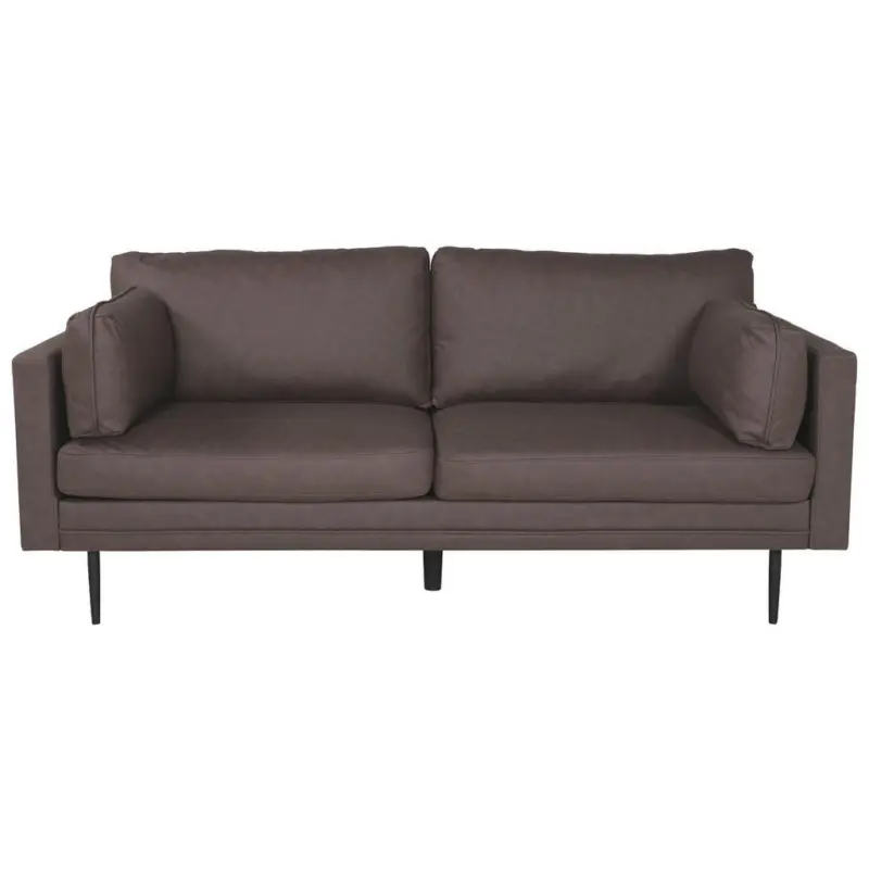 2-Sitzer-Sofa in Braun, Schwarz