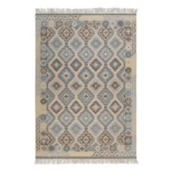 Handwebteppich 140/200 cm Migny Multicolor