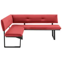 Eckbank 150/190 cm in Rot