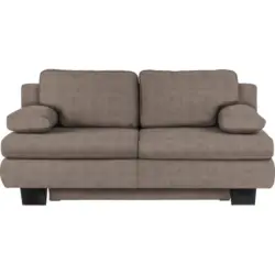 Schlafsofa Macy in Flachgewebe Taupe