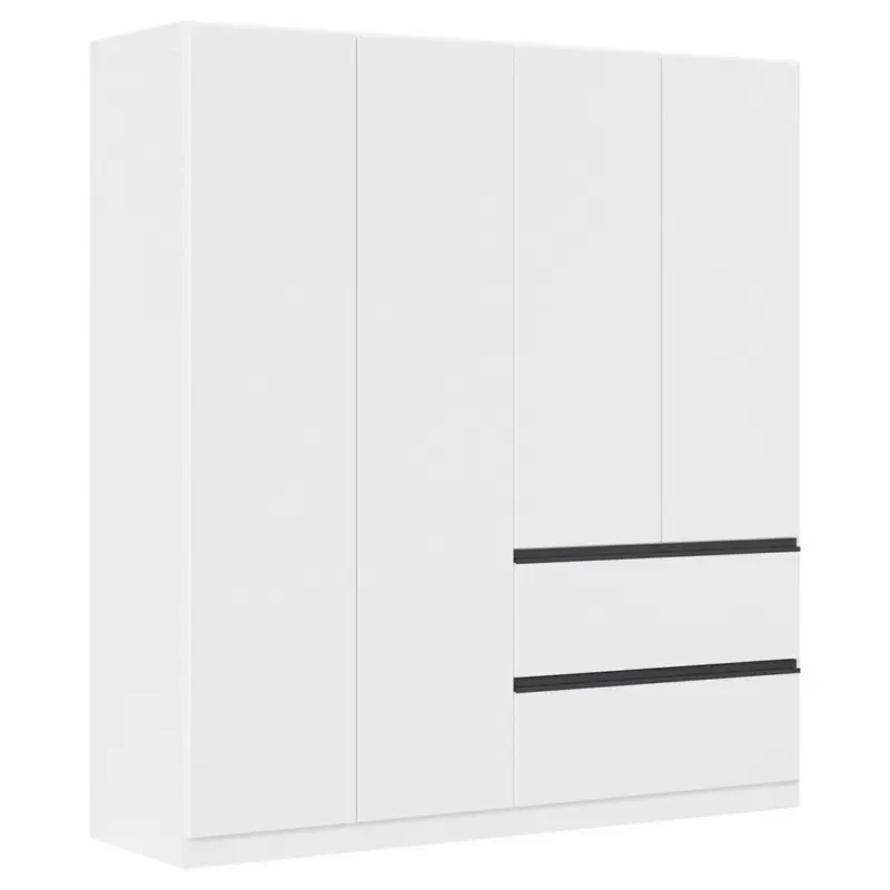 Dreht&uuml;renschrank in Wei&szlig;