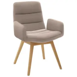 Armlehnstuhl Lederauswahl, Stoffauswahl Cord