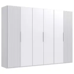 Dreht&uuml;renschrank in Wei&szlig;