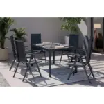 XXXLutz Lauterach - Ihr M&ouml;belhaus bei Bregenz Gartentisch 150/75.5/90 cm Metall, Glas Dunkelgrau rechteckig