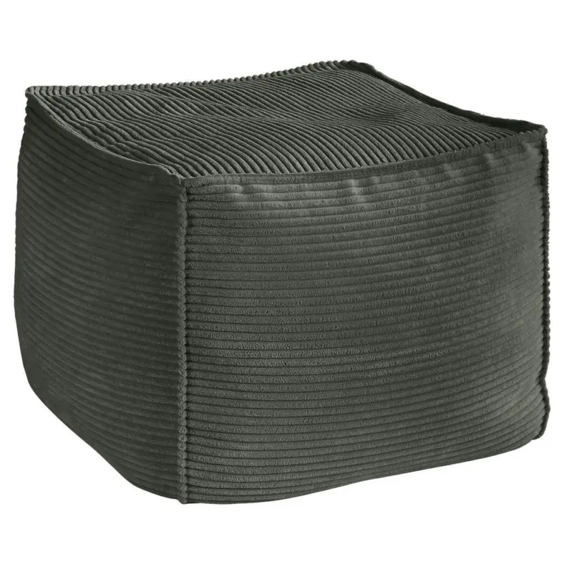 Pouf in Gr&uuml;n Textil